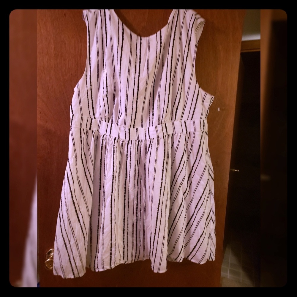 Summer Black and White Dress 3x